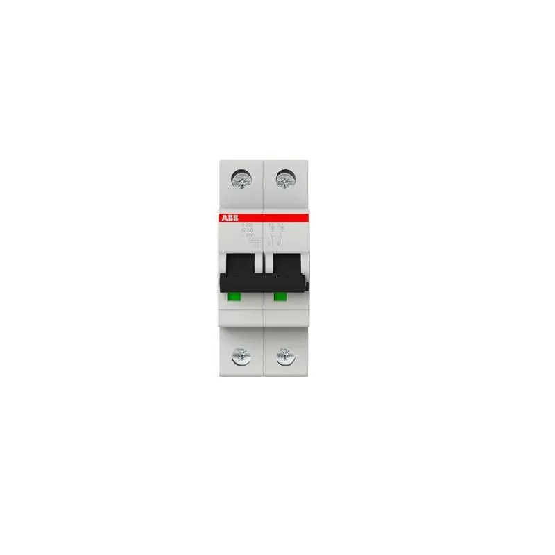 Interruptor Termomagnético 2X50A 6kA Curva C ABB 