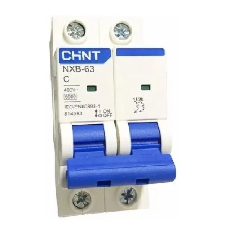 Interruptor Termomagnético 2x32A 6kA Curva C NXB-63 - CHINT