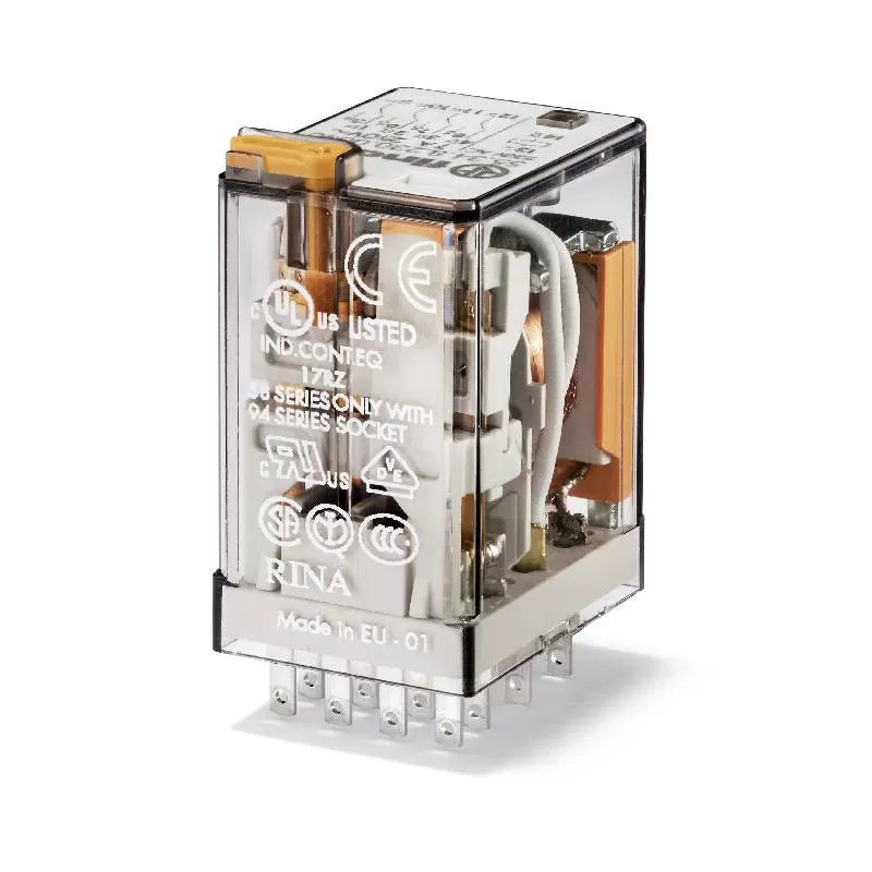 RELE INDUSTRIAL 4 CONTACTOS 7A, BOBINA 230VAC 
