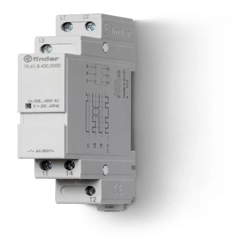 RELE DE CONTROL DE TENSIÓN TRIFASICA TIPO 70.61