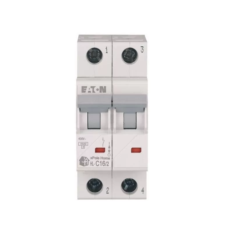 INTERRUPTOR TERMOMAGNETICO xPole 2X16A 4,5KA CURVA C - EATON