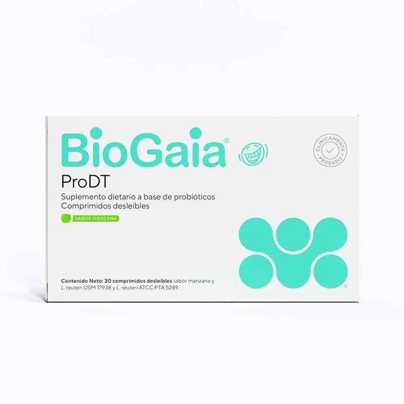 Abbott BioGaia Probiótico Sabor Manzana x 30 Comprimidos