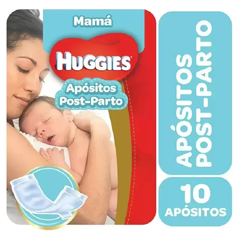 HUGGIES APOS P/PARTO X 10