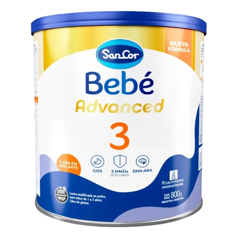 Leche en Polvo SanCor Bebé 3 Advanced 800 g