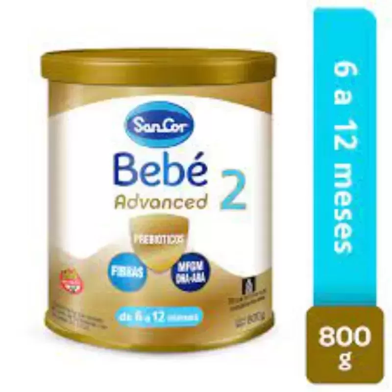 SanCor Bebé 2 Advanced Leche en Polvo x 800 g