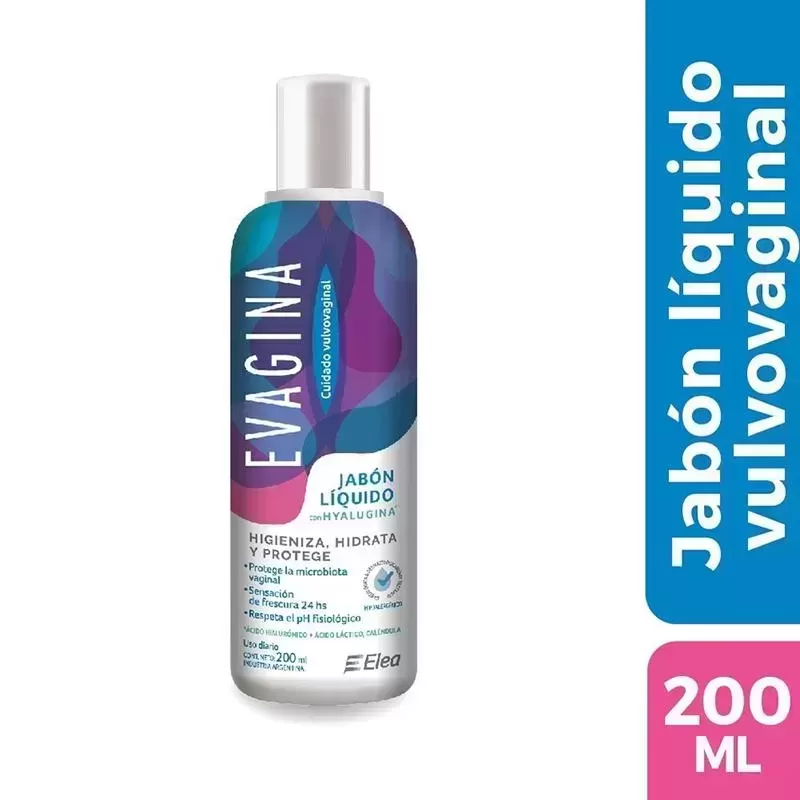 Jabón Líquido de Higiene Íntima Evagina x 200 ml