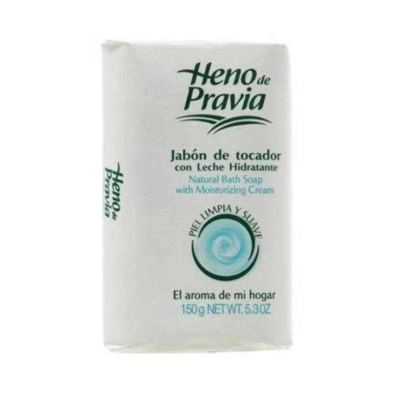 Heno de Pravia Jabón de Tocador Leche Hidratante 150 g