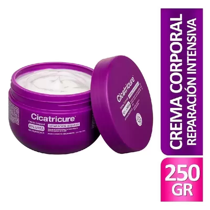 Cicatricure Crema Corporal 10% Urea Reparación Intensiva x 250 g
