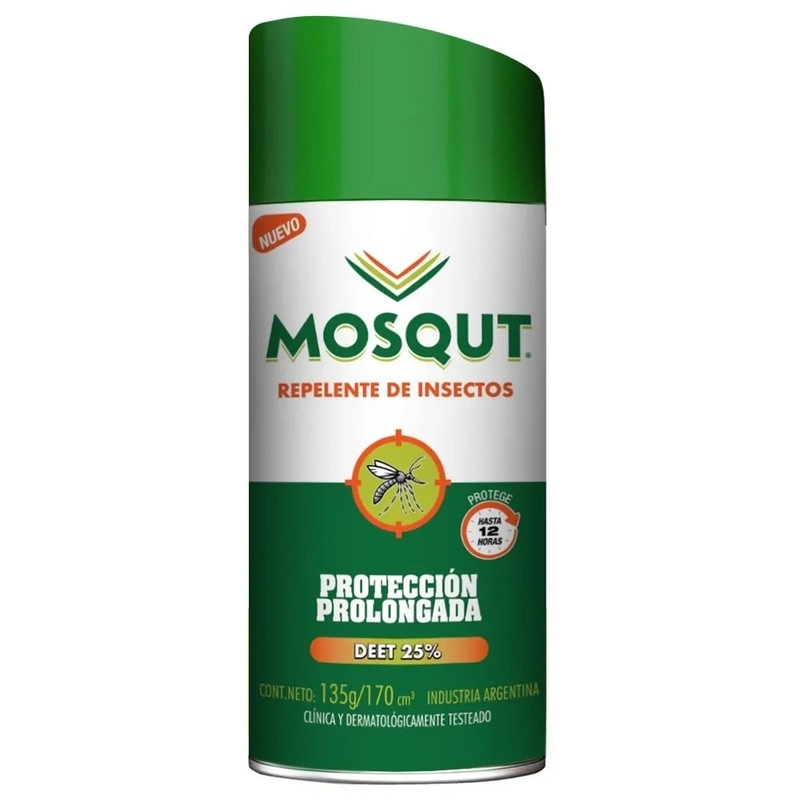 Mosqut Repelente de Insectos Protección Prolongada Aerosol x 135 g