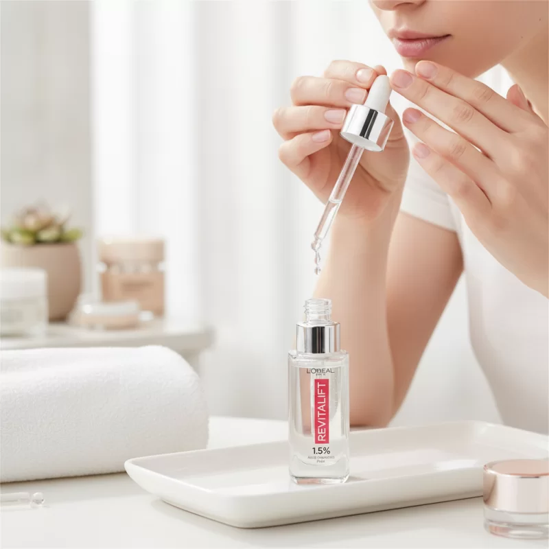 Sérum L'Oréal Revitalift con ácido hialurónico 30ml. Hidratación facial y antiarrugas. Comprar en México.