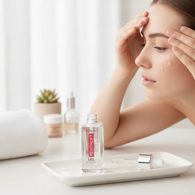 Sérum L'Oréal Revitalift con ácido hialurónico 30ml. Hidratación facial y antiarrugas. Comprar en México.