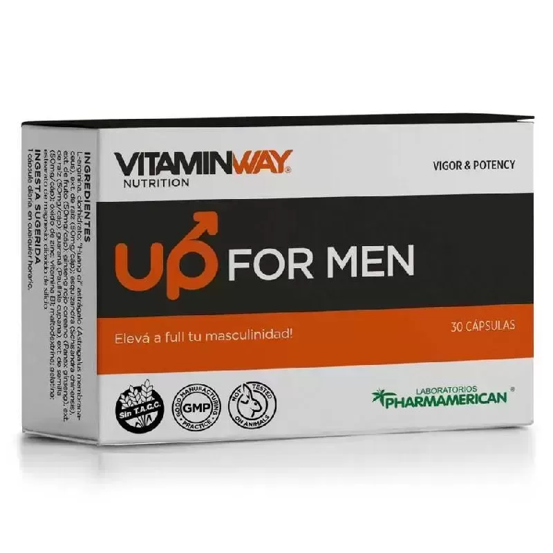 Pharmamerican Vitaway Up For Men Suplemento Dietario x 30 Cápsulas