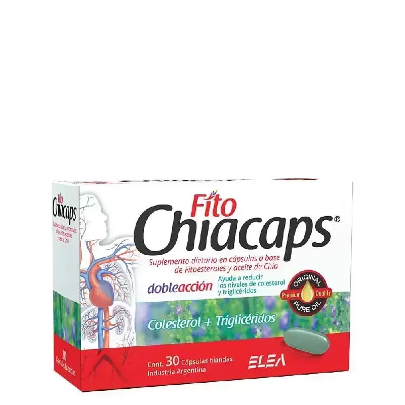 Elea Fito Chiacaps Aceite de Chía y Fitoesteroles x 30 Cápsulas