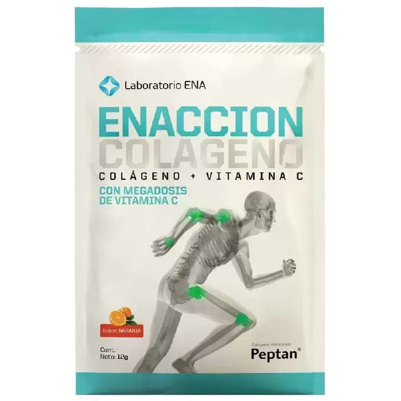 ENA Enaccion Colágeno Hidrolizado Sabor Naranja 10 Sobres