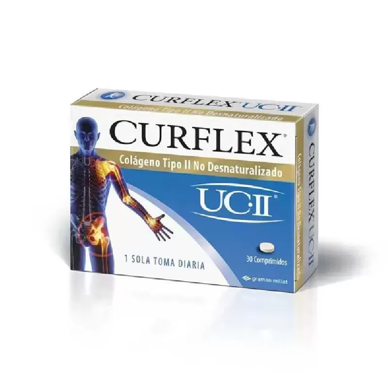 Suplemento de Colágeno Tipo II UC-II Curflex x 30 Comprimidos