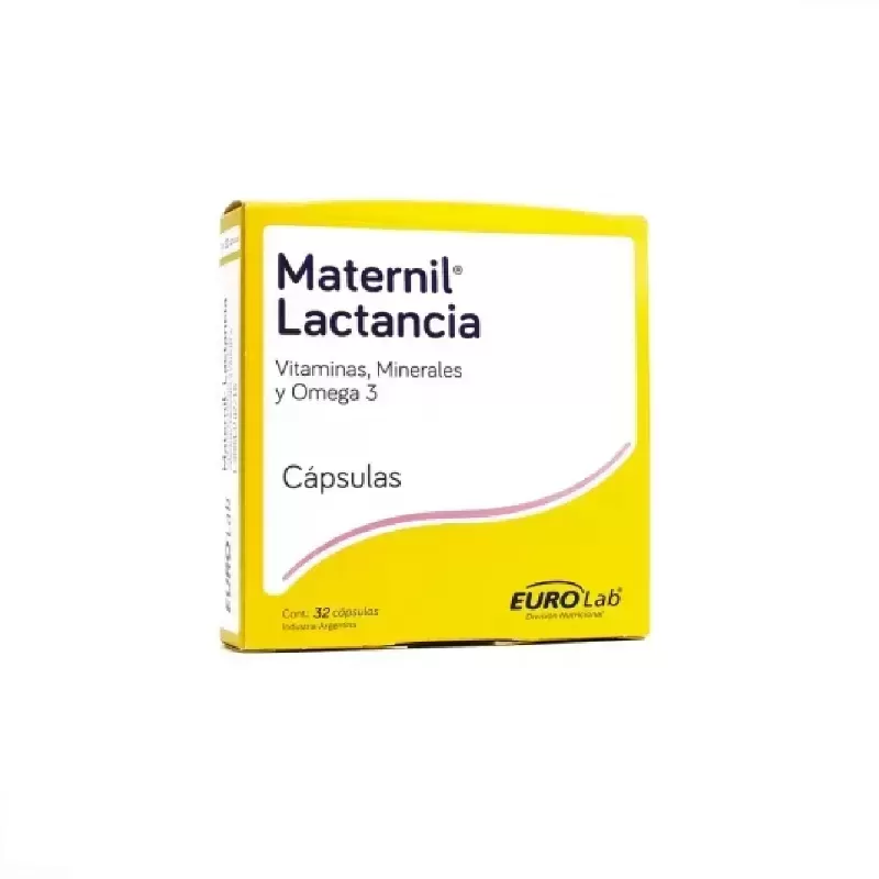 Eurolab Maternil Lactancia Suplemento Dietario x 32 Cápsulas