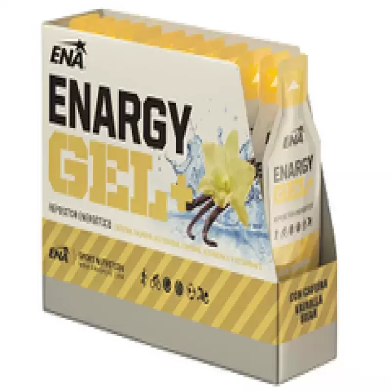 Ena Enargy Gel Energético con Cafeína Sabor Vainilla 12 Unidades