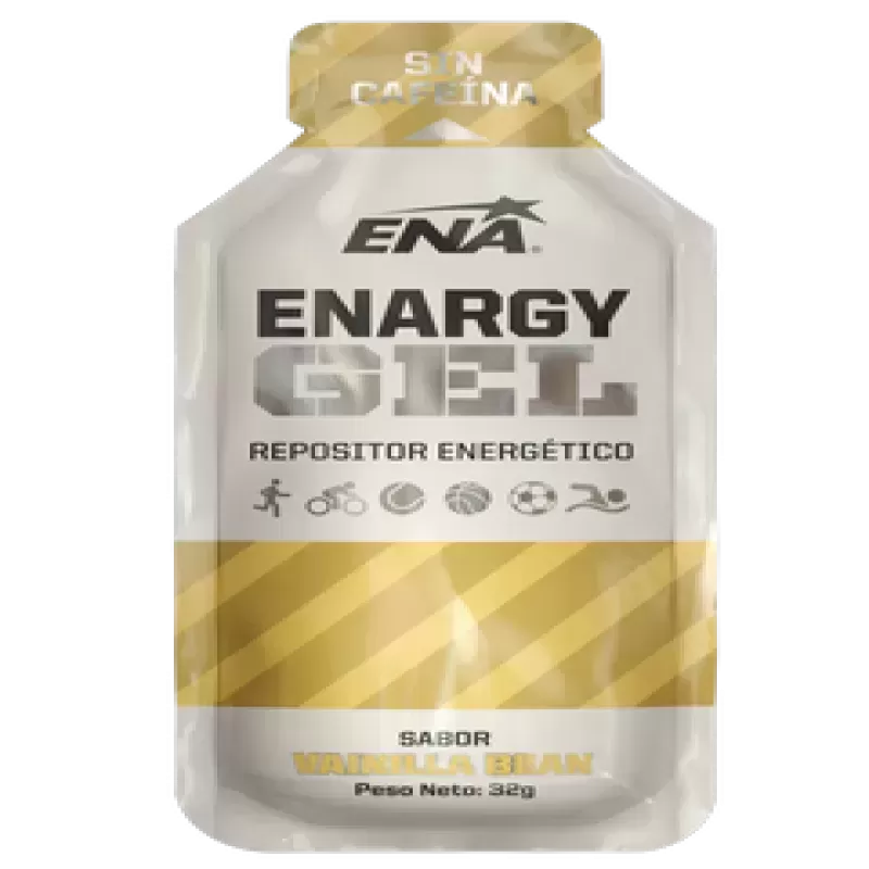 Ena Enargy Gel Energético Sabor Vainilla 12 Unidades
