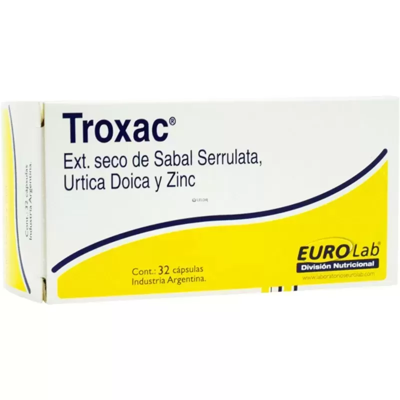 Eurolab Troxac Suplemento Dietario Multivitamínico x 32 Cápsulas