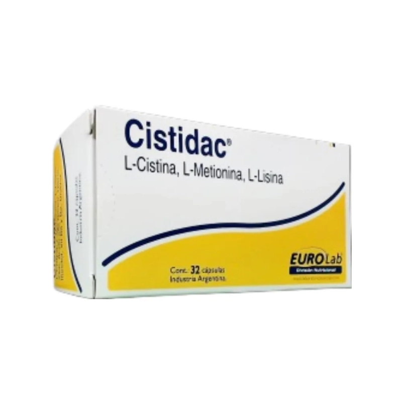 Eurolab Cistidac Suplemento para Cabello y Uñas x 32 Cápsulas