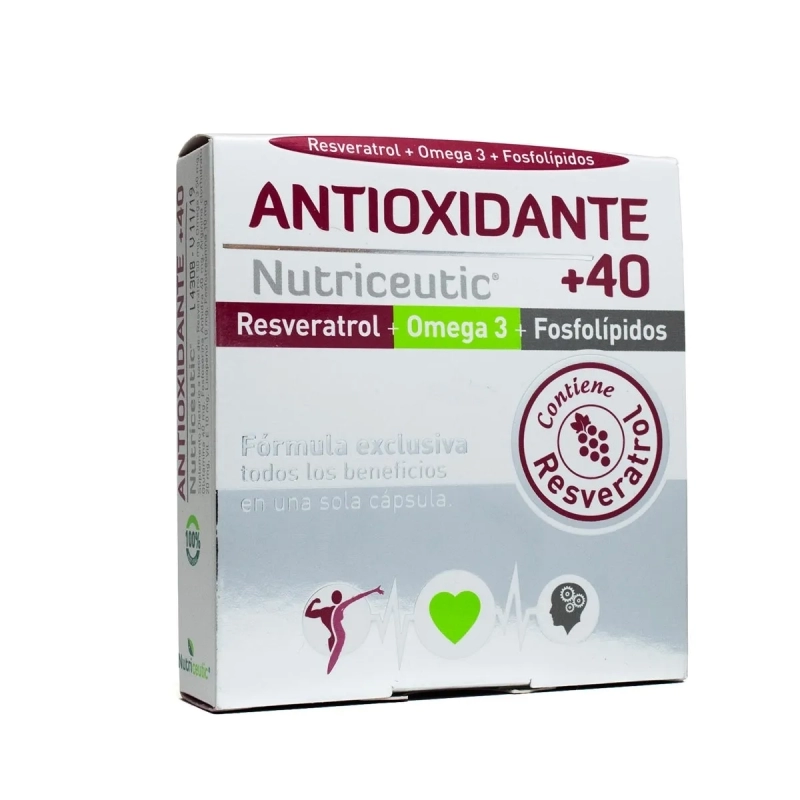 Eurolab Antioxi+40 Nutri Suplemento Antioxidante x 32 Cápsulas