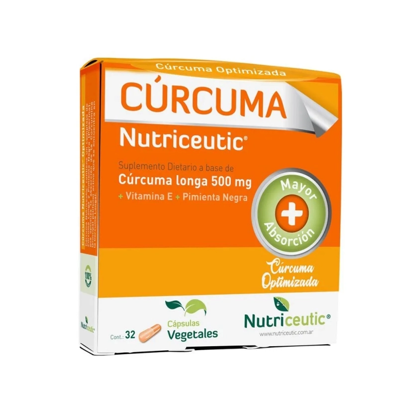 Eurolab Cúrcuma Nutriceutic Suplemento Antioxidante x 32 Cápsulas