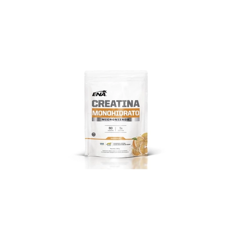 Ena Creatina Monohidrato Micronizada Sabor Naranja 342 g