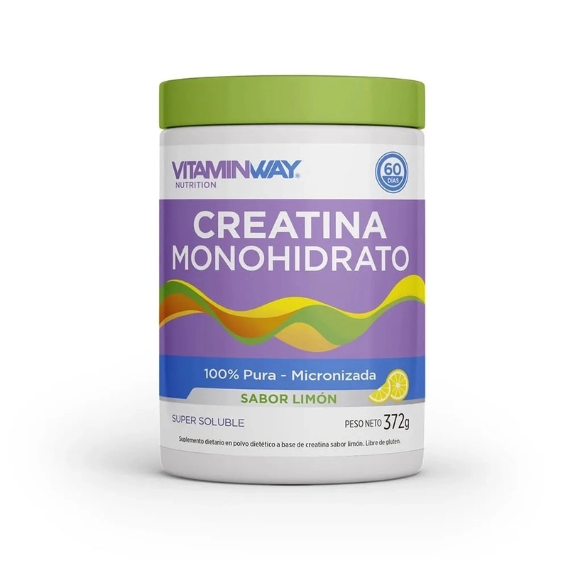 Vitamin Way Sport Creatina Monohidrato Sabor Limón 372 g