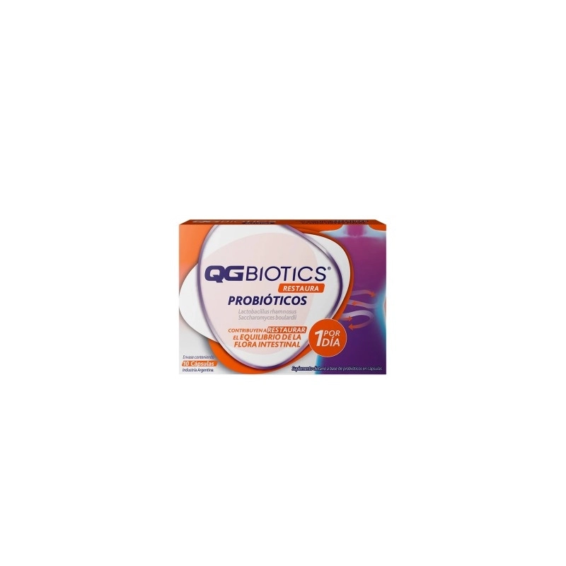 Suplemento Probiótico QG Biotics Restaura x 10 Cápsulas