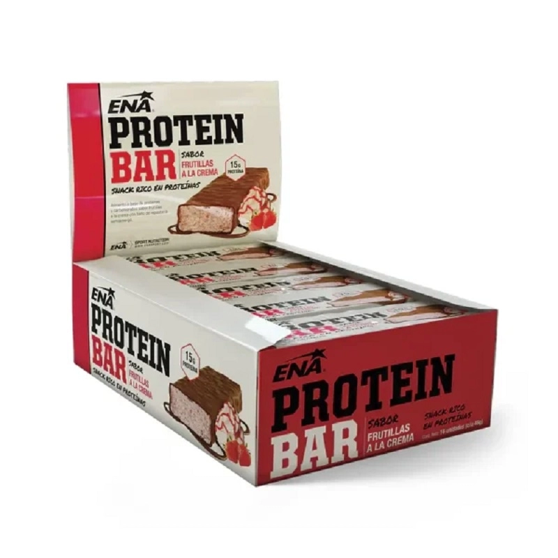Barra de Proteína Sabor Frutilla ENA Protbar x 16 unidades