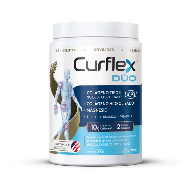 Suplemento de Colágeno y Magnesio Dúo Curflex x 310 g
