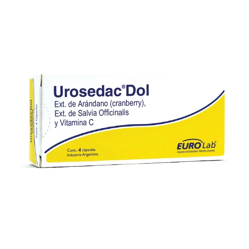 Eurolab Urosedac Dol Extracto de Arándano x 4 Cápsulas