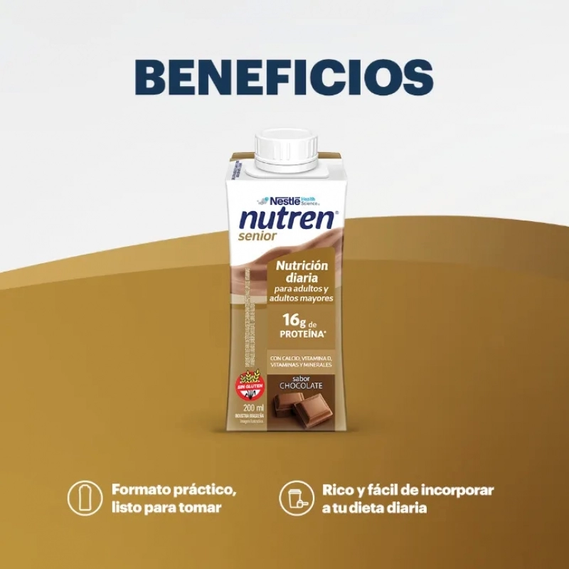 NUTREN SENIOR CHOCO X 200