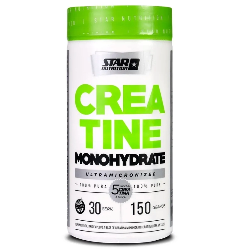 Star Nutrition Creatina Monohidrato Pura Sin Sabor 150 g