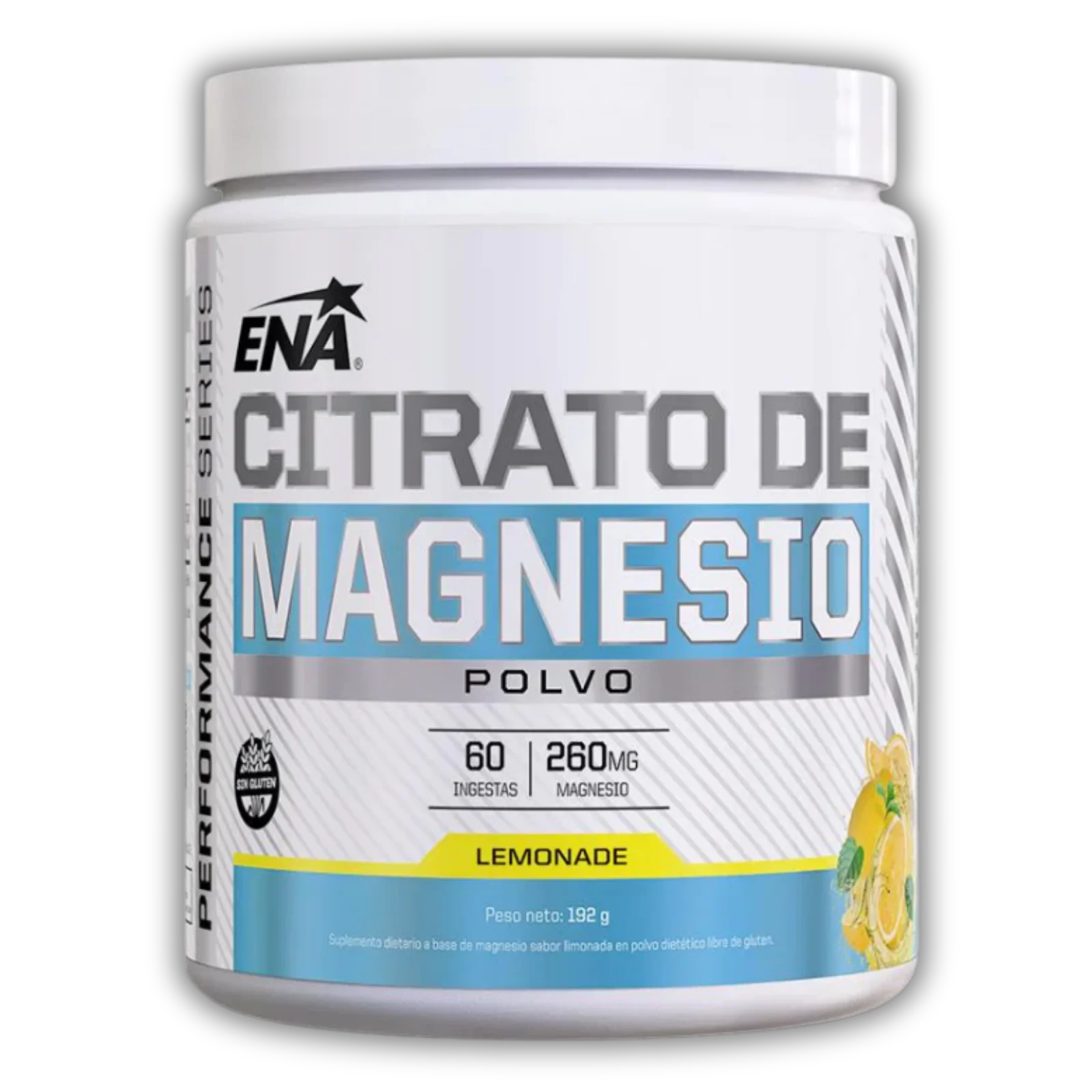 ENA Citrato de Magnesio en Polvo Sabor Limonada x 192 g