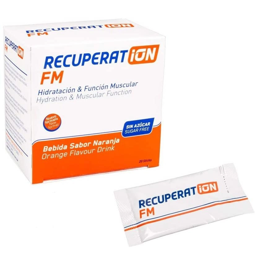 Recuperat-ion FM Suplemento Mineral Sabor Naranja x 20 Sobres
