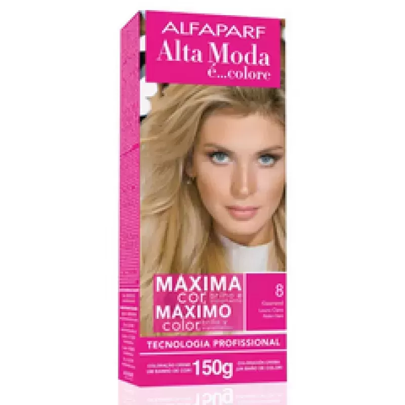 Alta Moda E Colore Kit de Coloración Capilar N° 8 Rubio Claro 150 g