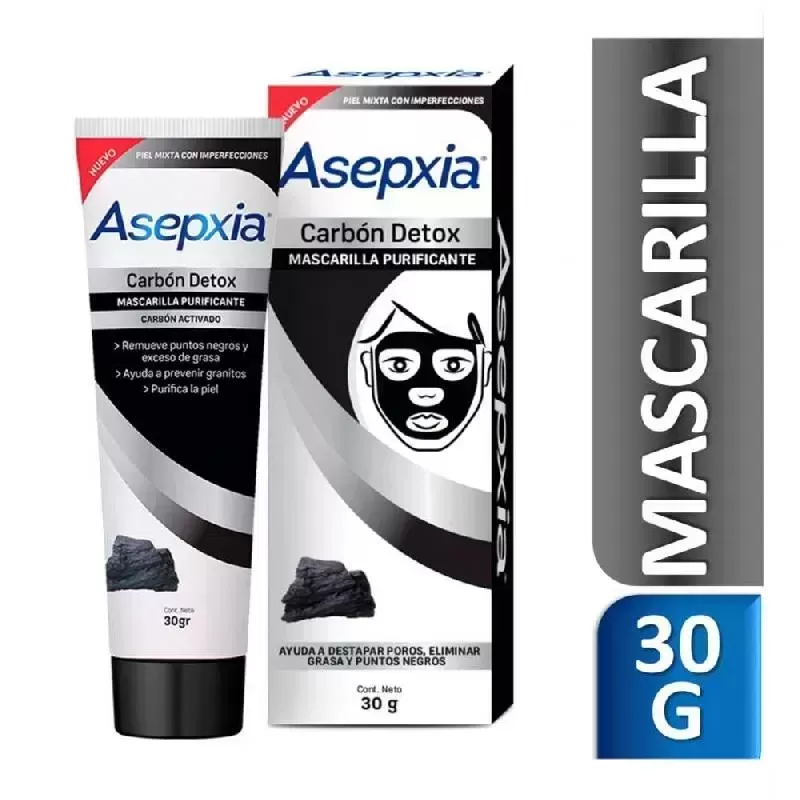 ASEPXIA MASCARILLA CARB30
