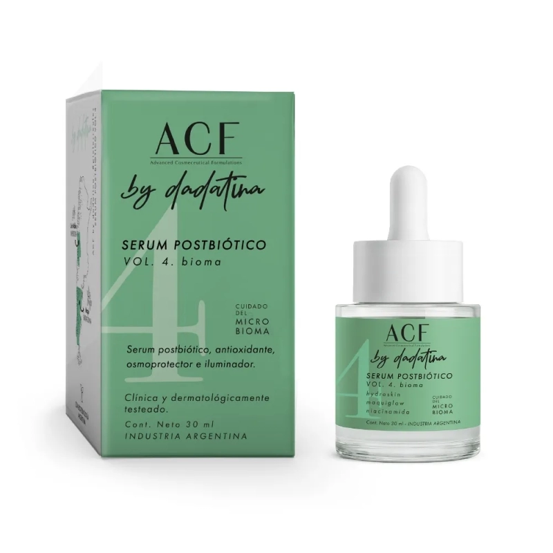 Serum Facial ACF by Dadatina Vol 4 Postbiótico Bioma
