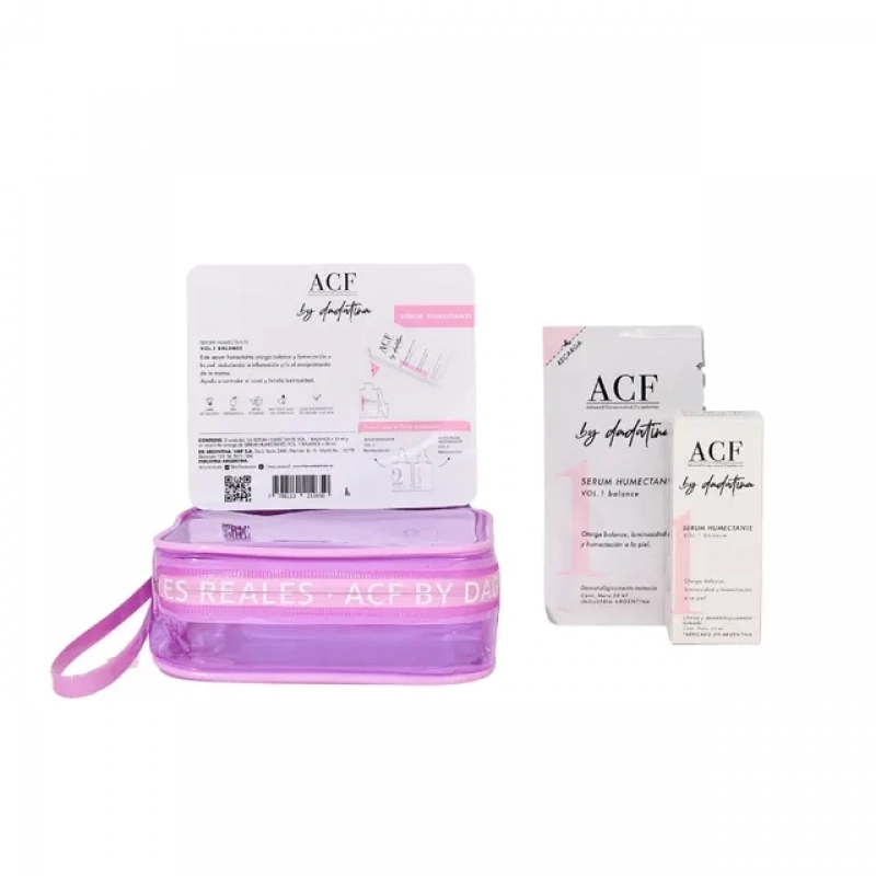 Set ACF Serum Facial Vol 1 + Recarga + Neceser