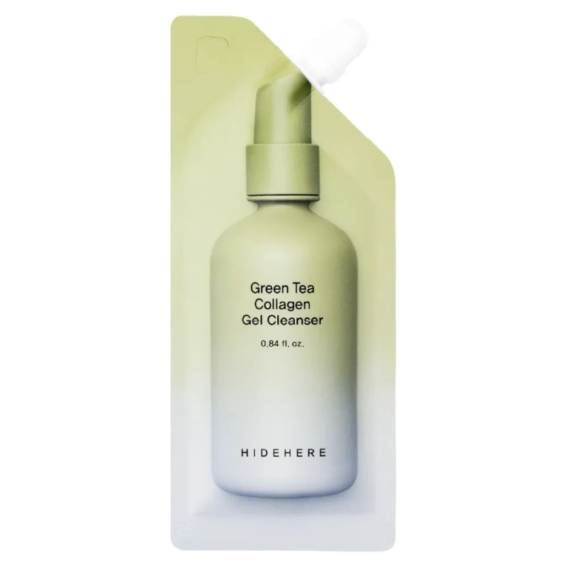 Hidehere Gel de Limpieza Facial con Colágeno y Té Verde 25 ml