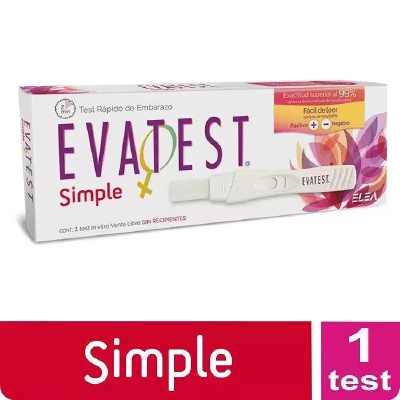 Test de Embarazo Simple Evatest