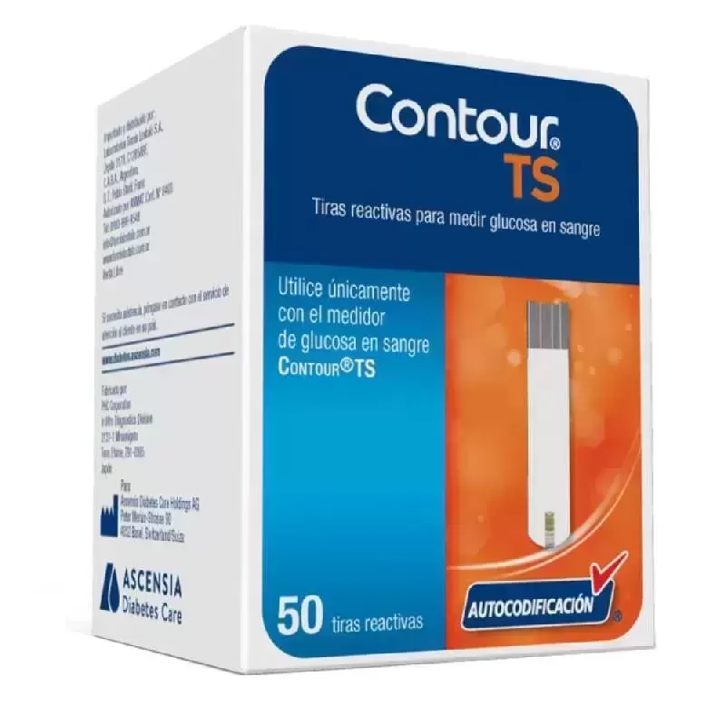 CONTOUR TS GLUCO 50 TIRAS