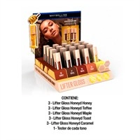 Maybelline Exhibidor Labiales Lifter Gloss Honey x 15 un