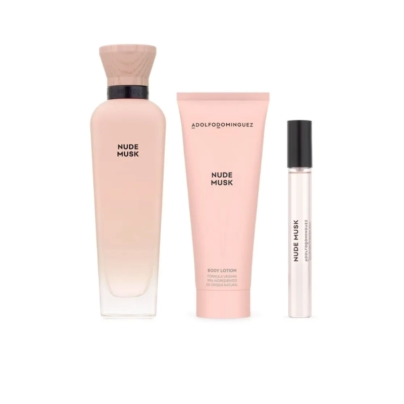 Adolfo Dominguez Nude Musk Estuche Eau de Parfum 120 ml + Body Lotion para Mujer