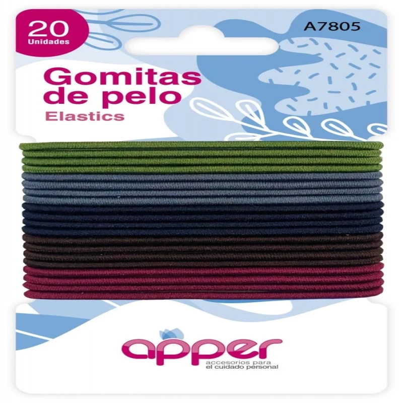 GOMITAS P/PELO LISAS X 20