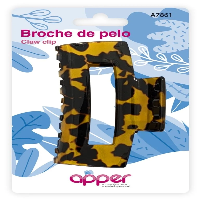 BROCHE RECTANG P/CABELLO