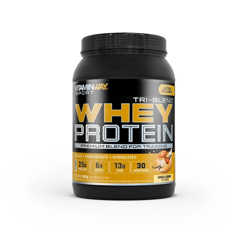 Vitamin Way Tri Blend Whey Protein Sabor Vainilla 960 g
