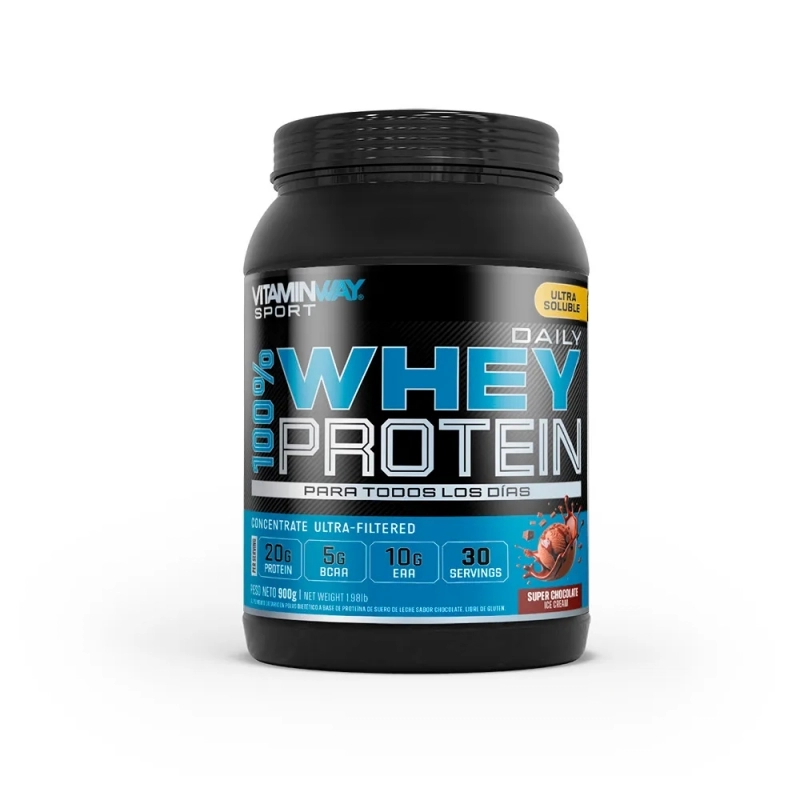 Vitamin Way Daily 100 Whey Protein Sabor Chocolate 900 g