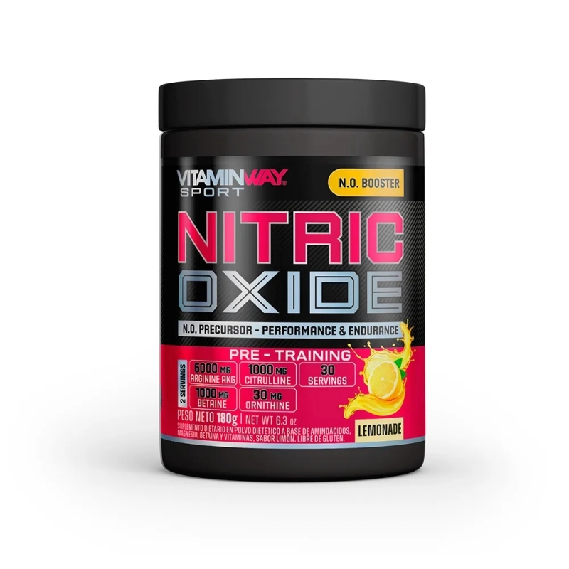 Vitamin Way Nitric Oxide Óxido Nítrico Sabor Limonada 180 g